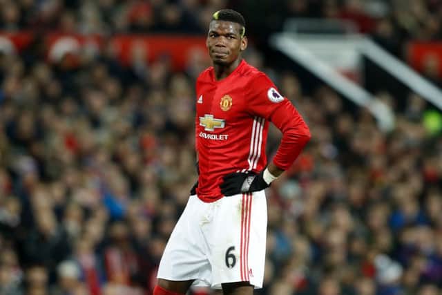 The laughably clumsy Paul Pogba.
