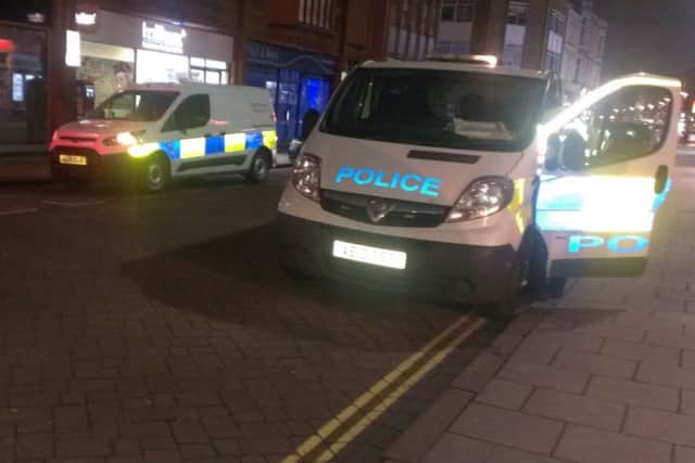 Police in Cowgate