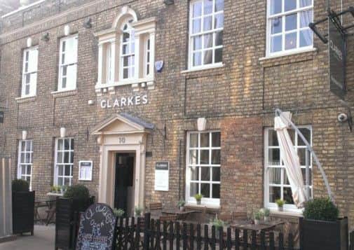 The former Clarkes restaurant  in Queen Street, Peterborough