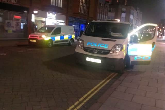 Police in Cowgate