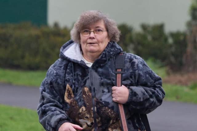 Deborah Campbell arrives at court for sentencing following a psychiatric report., Deborah Campbell was sentenced to 28 months, suspended for 2 years and given a 120 hours unpaid work.
Picture by Terry Harris. THA