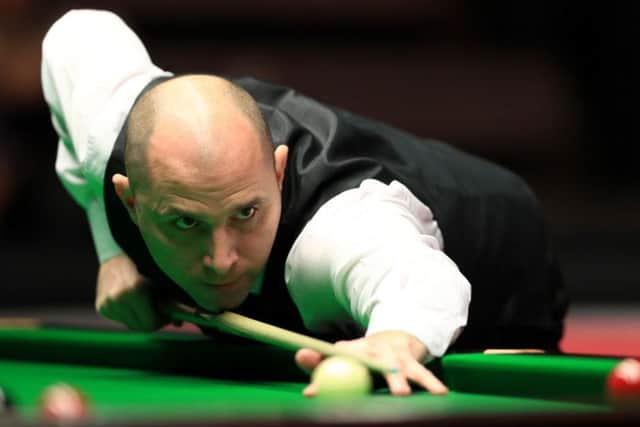 Joe Perry during his match against Ronnie O'Sullivan. Picture: John Walton/PA Wire