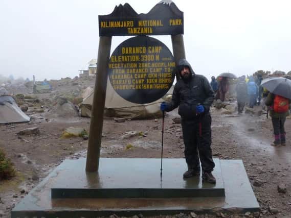 Del on Kilimanjaro