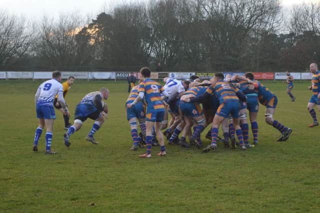 Darren Fox makes a breaak for the Lions against Old Halesonians. Picture: Madeline Reynolds