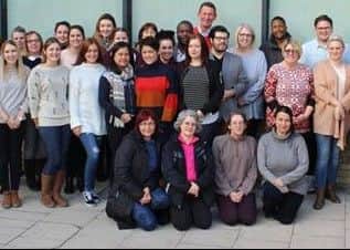 Some of the thirty six recruits have joined a ground-breaking NHS training programme