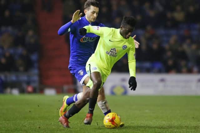 Posh midfielder Leo Da Silva Lopes could be a key player between now and the end of April.