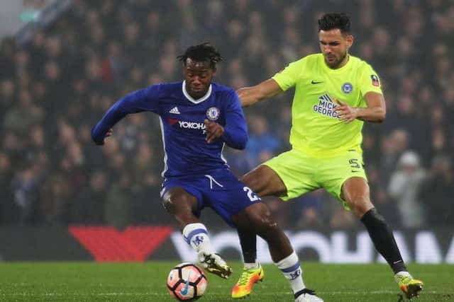 Posh defender Ryan Tafazolli could play in the Premier League one day.