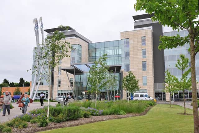 Peterborough City Hospital exterior ENGEMN00120130506132609