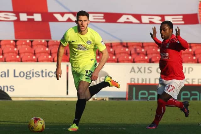 On loan Posh defender Dominic Ball will probably start at Port Vale.