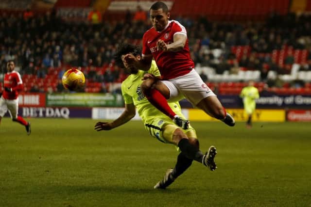 Posh star Michael Bostwick (yellow) has suffered a broken jaw.