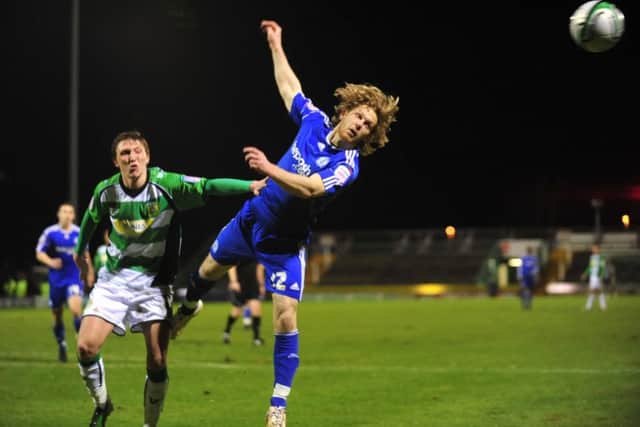 Craig Mackail-Smith playing for Posh in 2011.