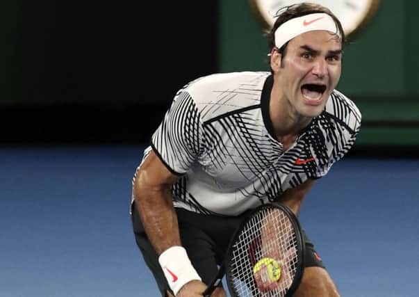 Heroic Roger Federer isn't perfect.
