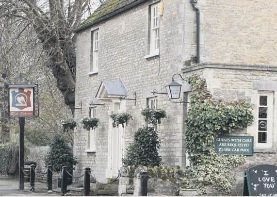 The Falcon Inn at Fotheringhay.