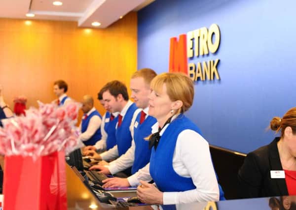 Metro Bank Counter.