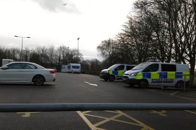 Bishop's Road Car Park this morning