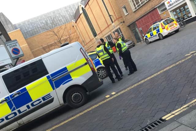 Police in Cowgate