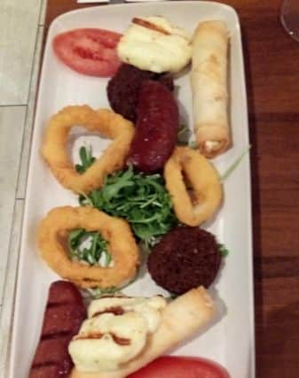 Brad Barnes dines at Turkish Kitchen, New Road, Peterborough