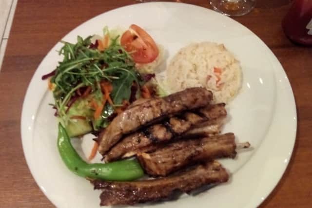 Brad Barnes dines at Turkish Kitchen, New Road, Peterborough