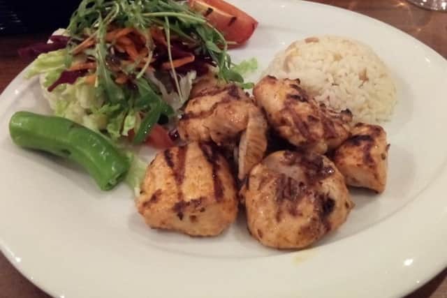 Brad Barnes dines at Turkish Kitchen, New Road, Peterborough