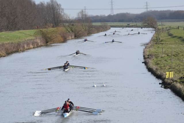 Action from the Peterborough City Rowing Club Head of the Nene race. Picture: David Lowndes