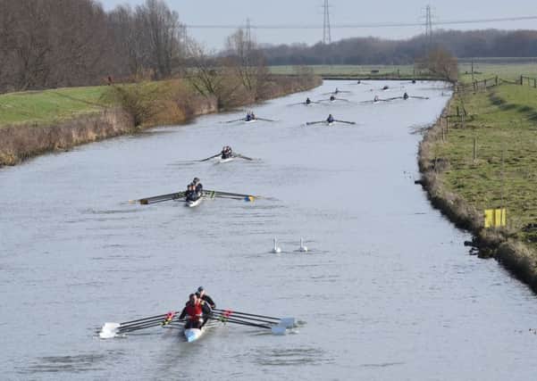 Action from the Peterborough City Rowing Club Head of the Nene race. Picture: David Lowndes