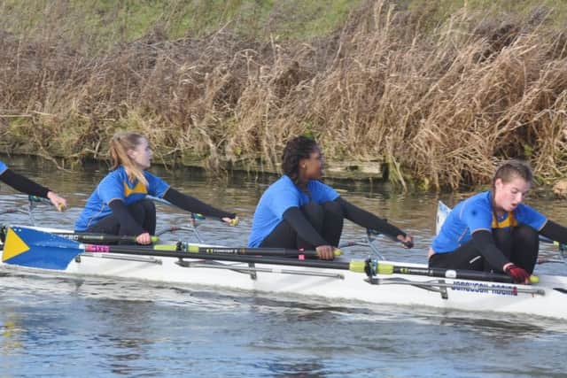 The Peterborough City womens J16A quad.