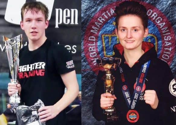 Big winners Jake Peppercorn and Lianne Jones.