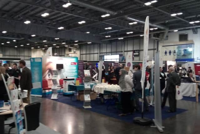 Some of the 120 displays at Peterborough Biscuit.