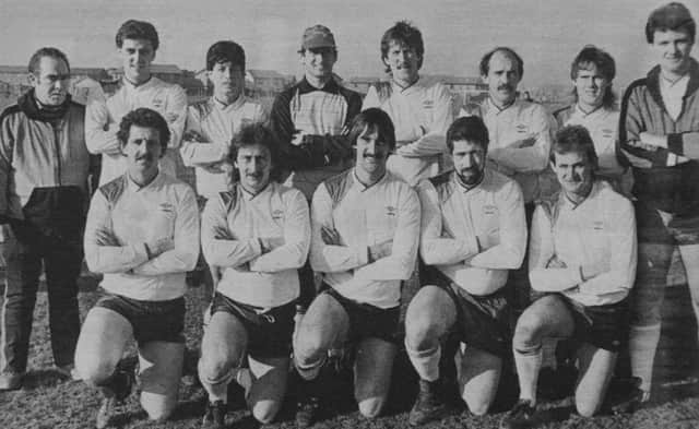 Pictured 30 years ago is the Freemans team that played in Division Two of the Peterborough League. The picture was taken before a 3-0 win over Ramsey Town Reserves with Dale Hodgson hitting all three goals. From theleft are, back, Jim Childs (trainer), Mark Caston, Dave Holding, Graham Marshall, Tony Allen, Dick Burkett, Dale Hodgson, Derek Latronico, front, Tom Purdy, Bob Kuch, Stuart Weston, Tom Flynn (manager) and Ian Gascoigne.