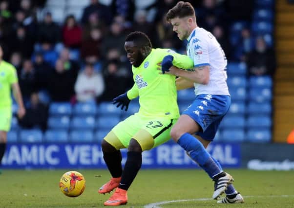 Posh striker Junior Morias is in the running for a first-team call-up.