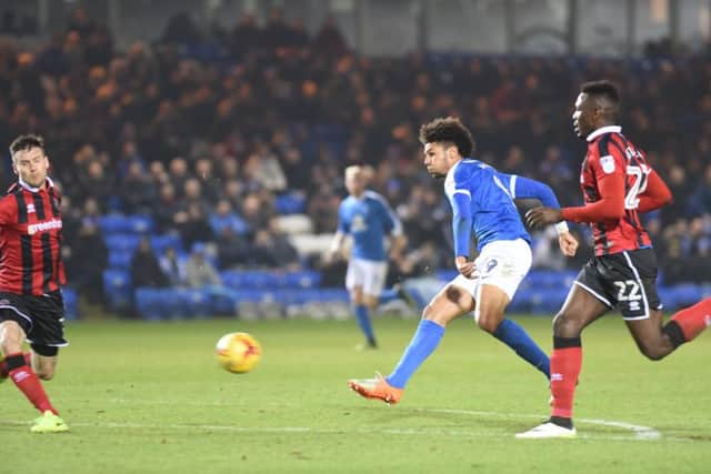 Lee Angol is strong.