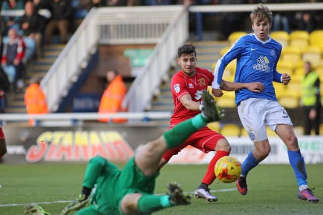 Some Posh fans want Martin Samuelsen to play up front.