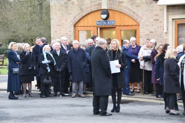 Dave Thorpe funeral at the Crematorium EMN-170218-170755009