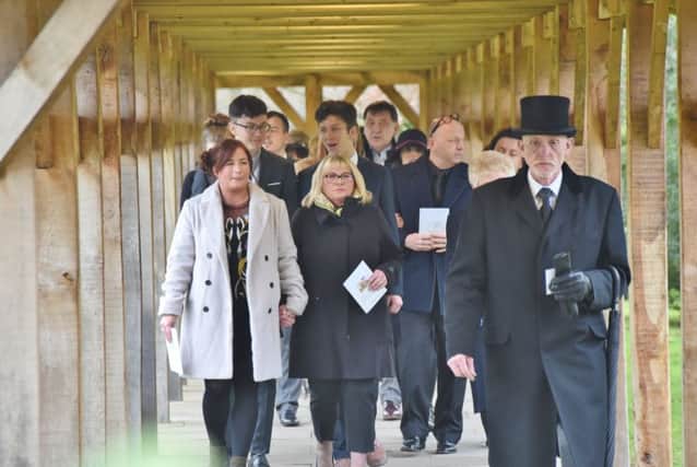 Dave Thorpe funeral at the Crematorium EMN-170218-170820009