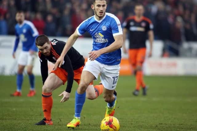 Dominic Ball could play in midfield for Posh against Southend.