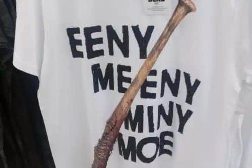 The t-shirt has now been pulled from sale.