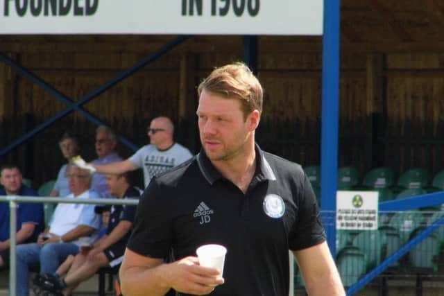 Peterborough Sports manager Jimmy Dean