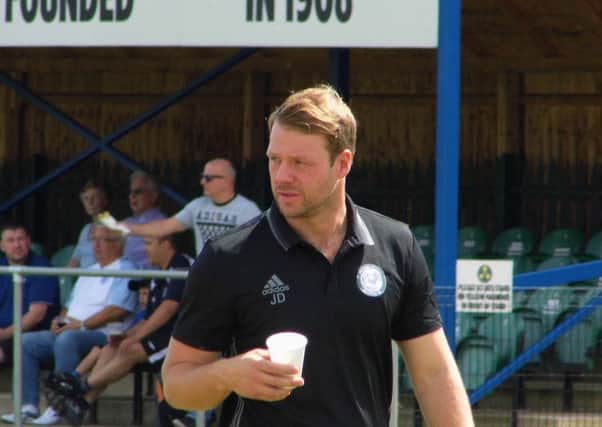 Peterborough Sports manager Jimmy Dean