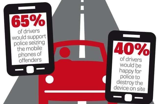 Double penalty points for drivers caught using mobile phone