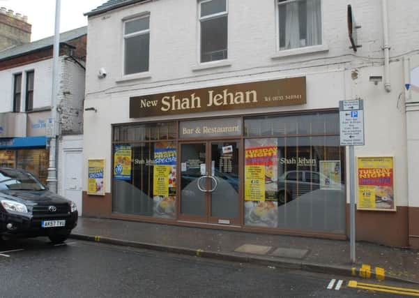 Shah Jehan Indian restaurant, Park Road