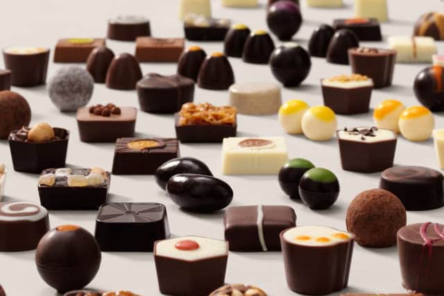 Hotel Chocolat's chocolate selector.