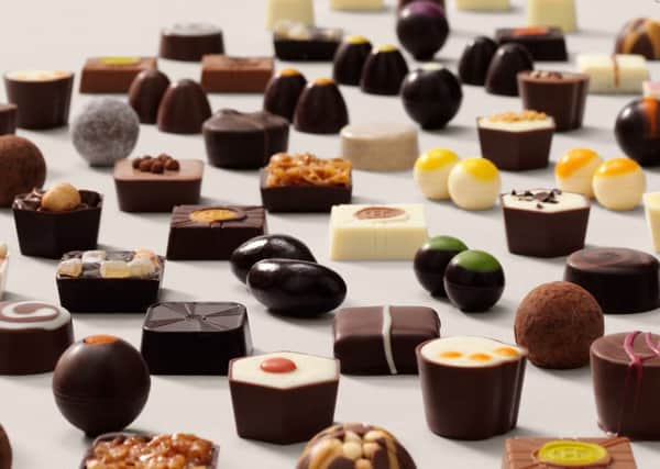Hotel Chocolat's chocolate selector.