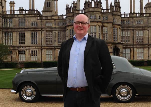 Victim Arthur Mellar pictured in front of Burghley House