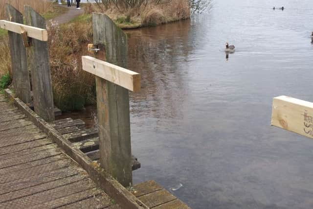 Vandalism at Eye Green Nature Reserve