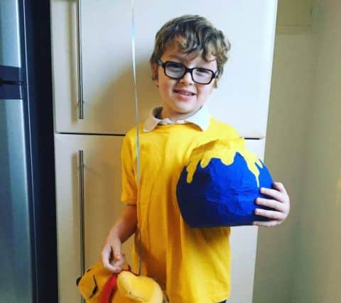 Sarah Wright sent us this photo of her son Harry, 5, as Christopher Robin for World Book Day.