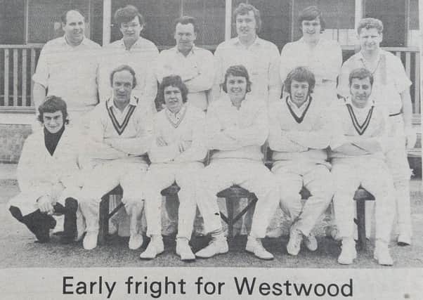 Johnny Craythorne (back left) with his Westwood Works team-mates in 1973.