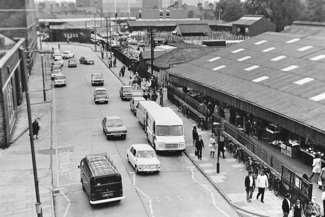A view of Cattle Market Road in the 70s