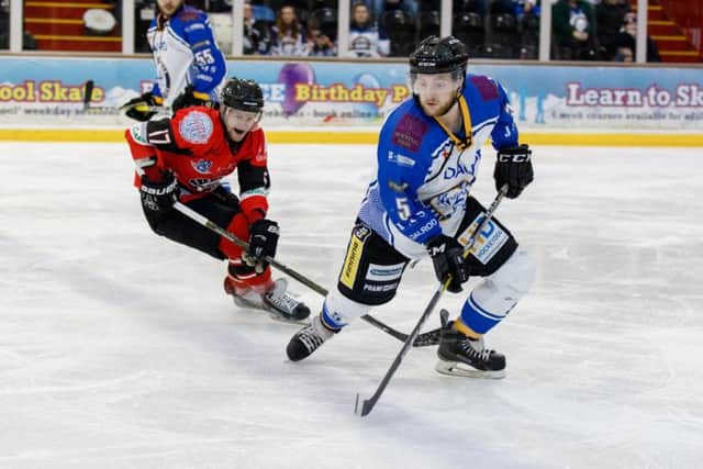 Phantoms defenceman Ben Russell claimed a rare goal in Hull.