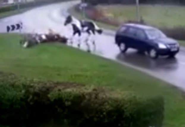 Footage of the crash at Witcham