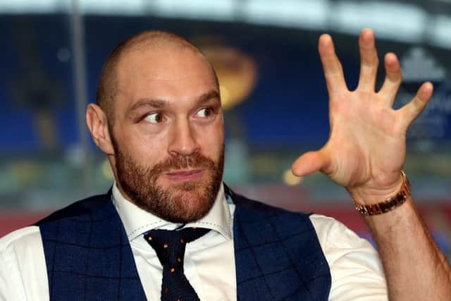 Look out, Tyson Fury is threatening a comeback.